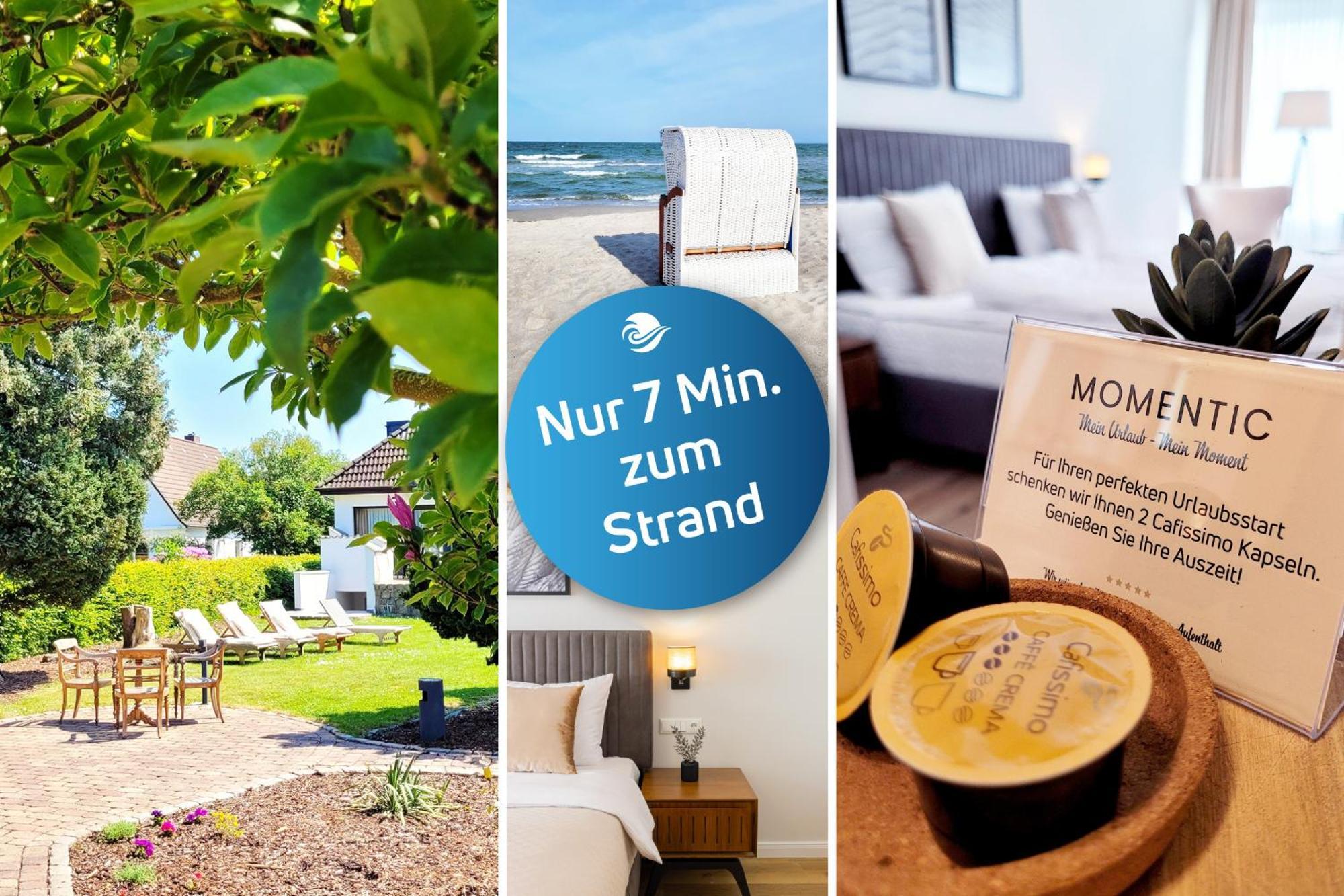 Hochwertige Ferienwohnung Mit Sonnenterrasse & Gartenblick, Nur Wenige Gehminuten Zum Strand Scharbeutz Exterior foto